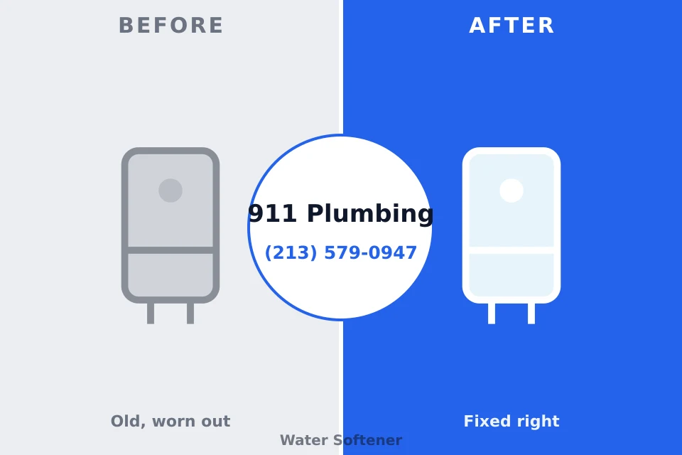 Before and after: plumbing repair Honey Grove, TX